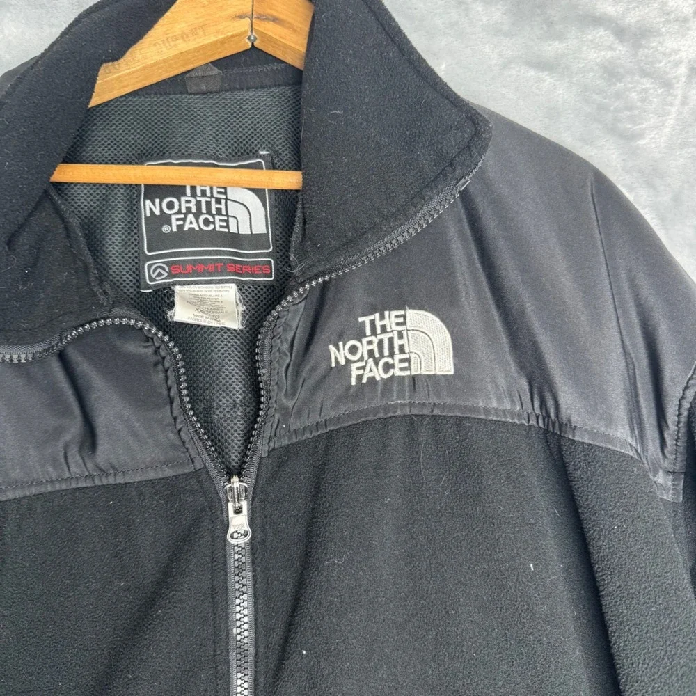 The North Face Summit Series Windstopper Fleece Jacket Mens XXL Black Full Zip